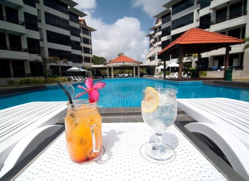 Samsuria Beach Apartment Resort Cherating Dış mekan fotoğraf